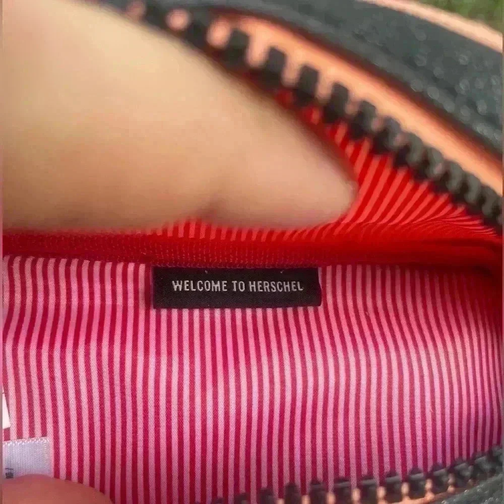 Herschel Supply Co Kids Hip Pack fanny pack black glittery and orange like new